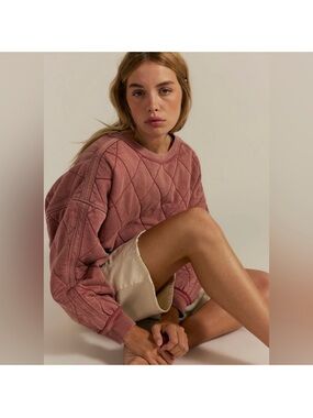 We the Free Mirage Pulliver in Rose Raisin NWT